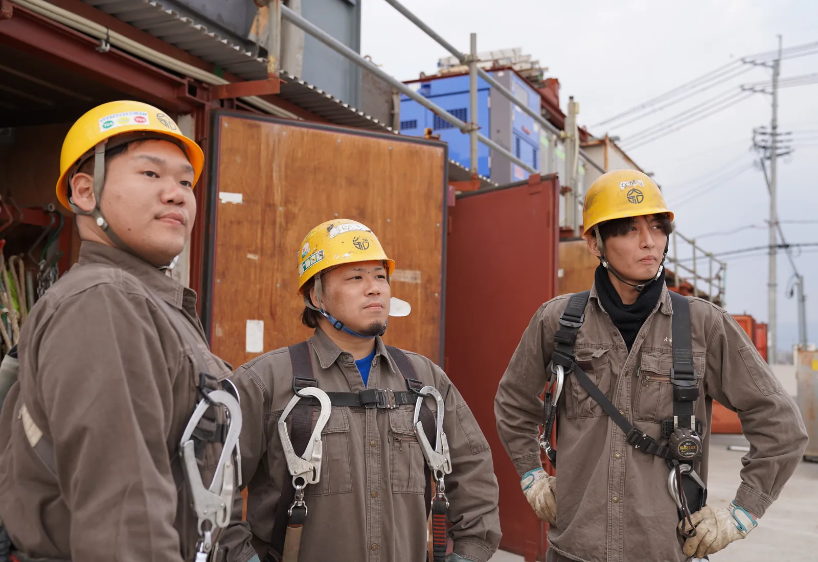 現場で働く大和工機の社員